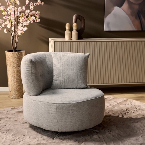 Huistuindesign Fauteuil fien | lichtgrijs