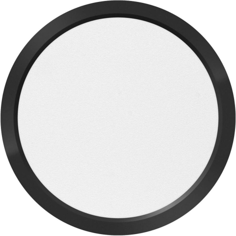 ETH Ruby - plafondlamp - Ø 23 x 2,4 cm - 3 stappen dimbaar - 18W LED incl. -  IP44 - zwart