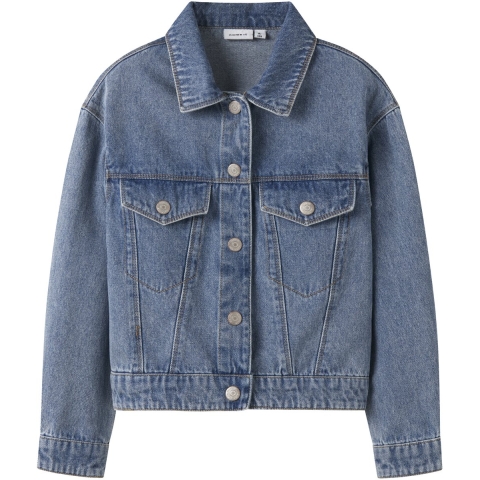 Name It Spijkerjas - Noos - NkfMila - Medium+ Blue Denim - Name It - 6 jaar (116) - Spijkerjas