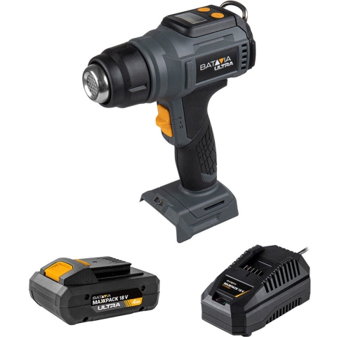Batavia 18V Accu Heteluchtpistool met Digitaal LCD Display