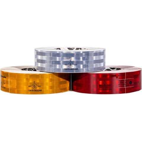 IWH Konturmarkierung ECE-104 weiß Rolle 50mx50mm 097619 Contourmarkering reflectieband Wit 1 stuk(s) (l x b) 50 m x 50 mm