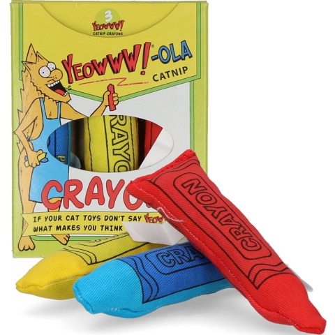 Yeowww!-ola Crayon 3-pk