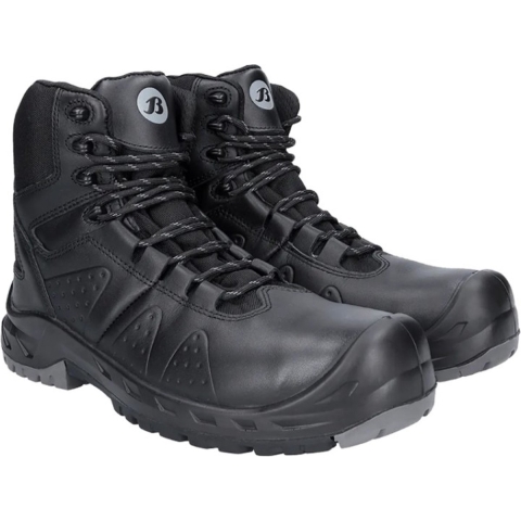 Bata Werkschoen Eagle Schiphol Mid S3 SRC | Zwart | Maat 47 - 8712843703254