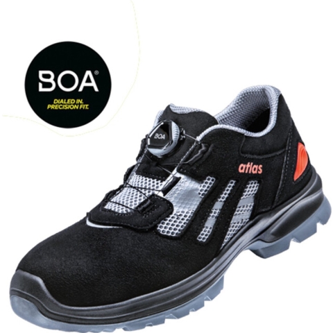 Atlas Werkschoen Flash 3200 Laag BOA S1 | Zwart/Grijs | Maat 43 - 00.012.166.43
