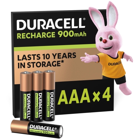 10x Duracell Oplaadbare Batterijen Ultra AAA 4 stuks