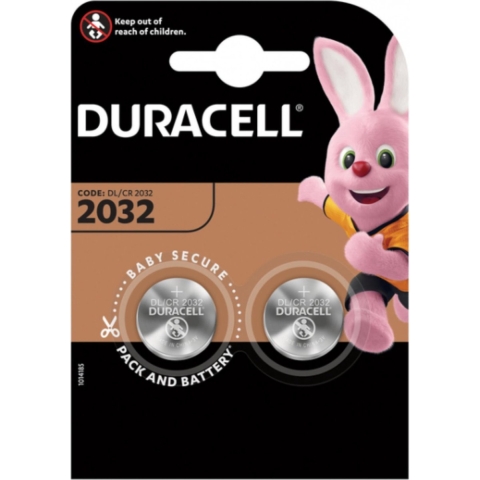 10x Duracell Knoopcelbatterijen 2032 2 stuks