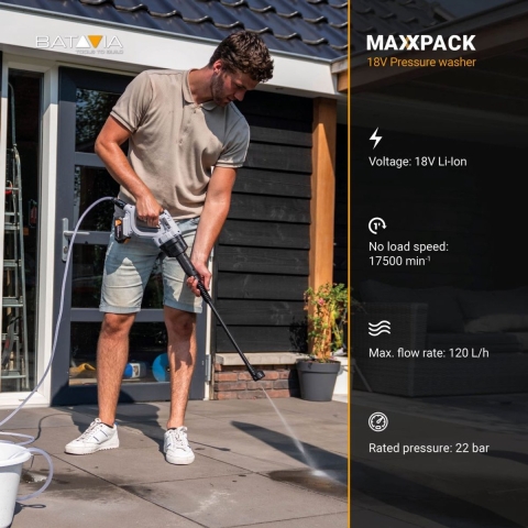 Batavia 18V Nexxforce Accu Drukreiniger