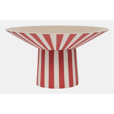 OYOY Toppu Centerpiece Schaal High Red/Peach