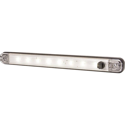 WAS LED-interieurverlichting 728 SWITCH LW10 LED 12 V (b x h x d) 238 x 25 x 10.4 mm Schakelaar