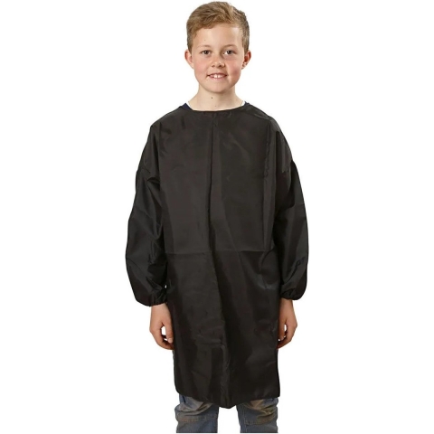 Kliederschort/ knutselschort/ kinderschort - Zwart - Kinderen 7/12 jaar -