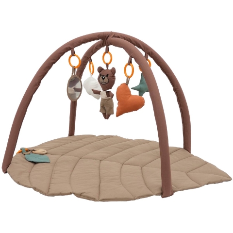 Babygym en Speelkleed MorDesign met Boog Cappuccino