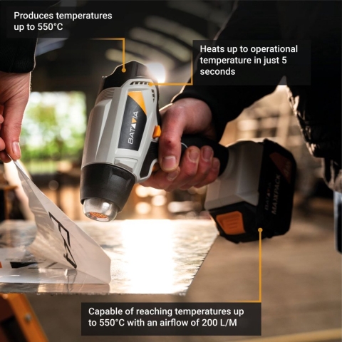 Batavia 18V Accu Heteluchtpistool