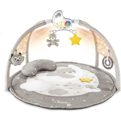 Chicco First Dreams - Baby Gym 3-in-1 - Elektronische babygym met projecties en melodieën - Beige