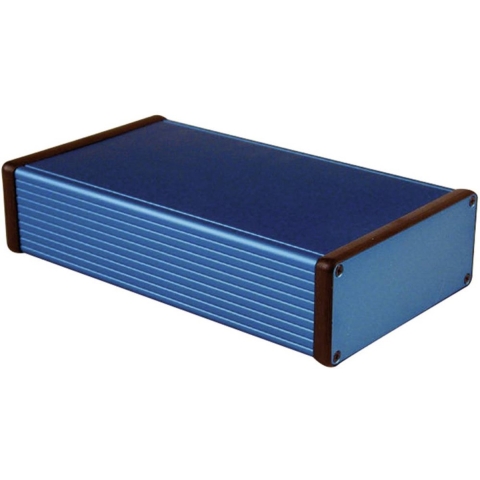 Hammond Electronics 1455Q2201BU Universele behuizing 220 x 125 x 51.5 Aluminium Blauw 1 stuk(s)