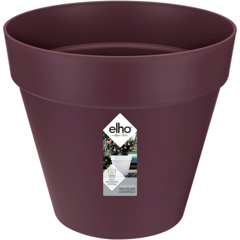 Bloempot 3L 19x18cm Bordeaux Rood Mat
