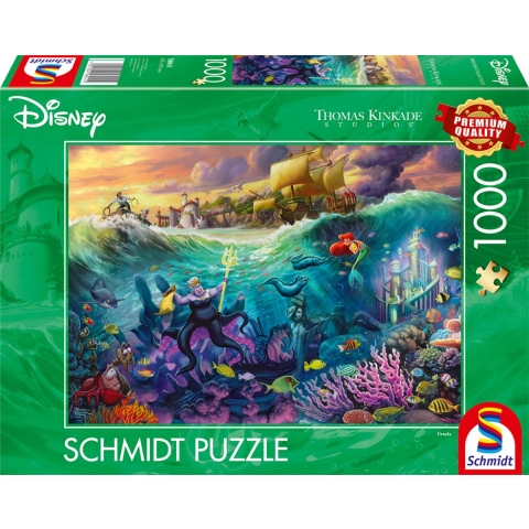 Disney: Ursula– Thomas Kinkade (1000) – Legpuzzel – Schmidt Spiele