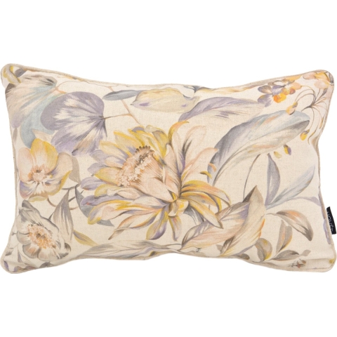 NOVÉE Sierkussen ziya purpura | 30 x 50 cm | katoen/linnen