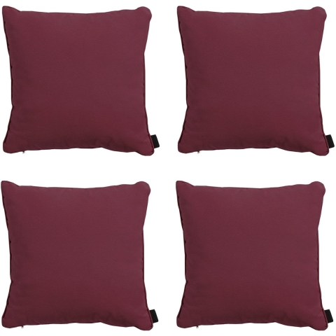 Madison sierkussen panama bordeaux ca. set van 4
