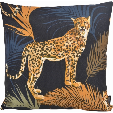 Gek op kussens! Sierkussen golden leopard outdoor | 45 x 45 cm | katoen/polyester