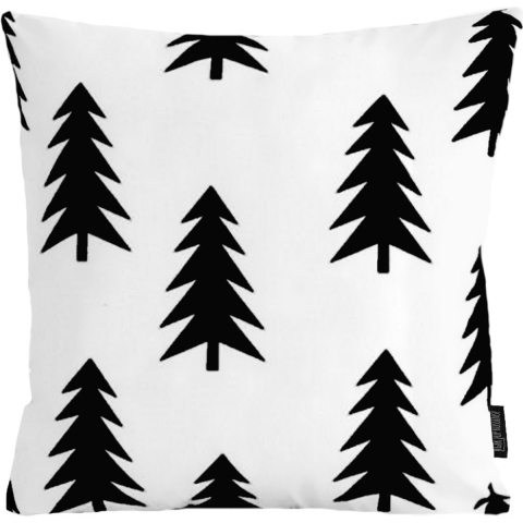 Gek op kussens! Sierkussen black trees | 45 x 45 cm | katoen/polyester