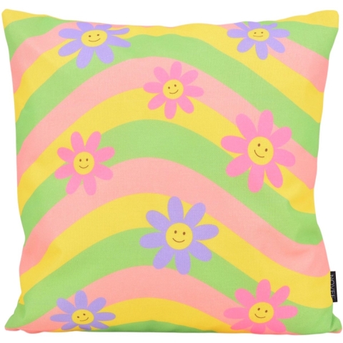 NOVÉE Sierkussen good vibes #3 outdoor | 45 x 45 cm | katoen/polyester