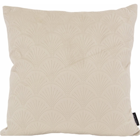 NOVÉE Sierkussen velvet shell beige | 45 x 45 cm | velvet / polyester