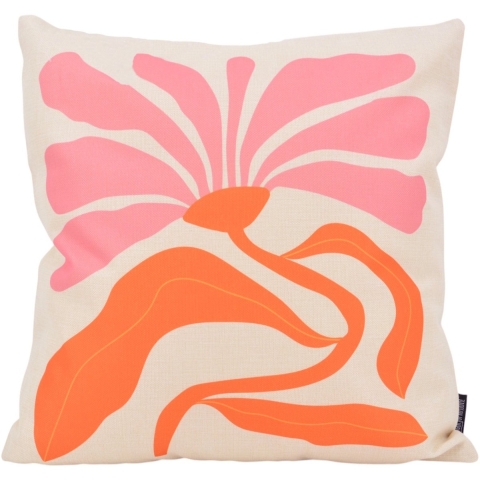 Gek op kussens! Sierkussen sunset bloom | 45 x 45 cm | katoen/linnen