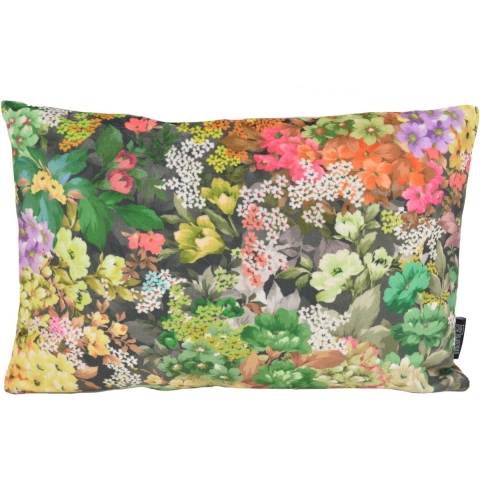 Gek op kussens! Sierkussen velvet flowers 1 long | 30 x 50 cm | velvet/polyester