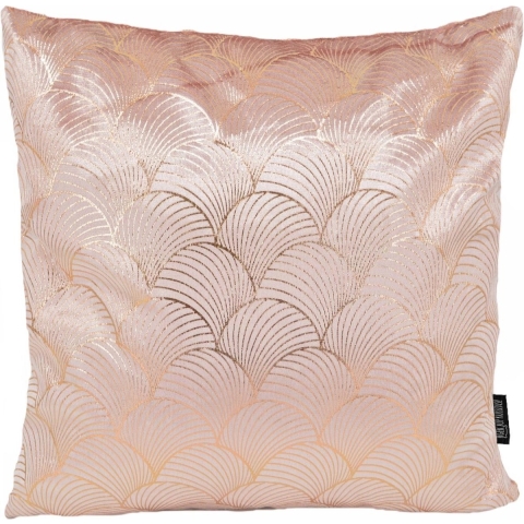 Gek op kussens! Velvet glossy zena roze | 45 x 45 cm | kussenhoes | polyester