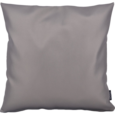 NOVÉE Sierkussen metallic matte metal | 45 x 45 cm | pu leder