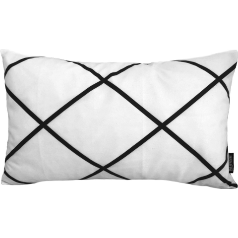 Gek op kussens! Sierkussen soft criss cross | 30 x 50 cm | katoen/polyester