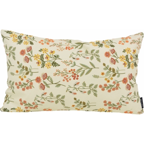 NOVÉE Sierkussen mae bloom crème outdoor | 30 x 50 cm | katoen