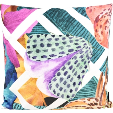 Gek op kussens! Sierkussen velvet butterfly #2 | 45 x 45 cm | velvet/polyester