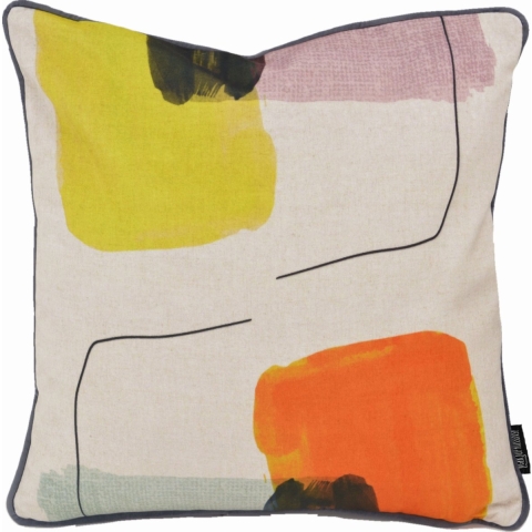 Gek op kussens! Sierkussen velvet manchas #2 | 45 x 45 cm | polyester