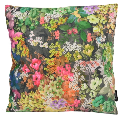 Gek op kussens! Sierkussen velvet flowers 1 | 45 x 45 cm | velvet/polyester