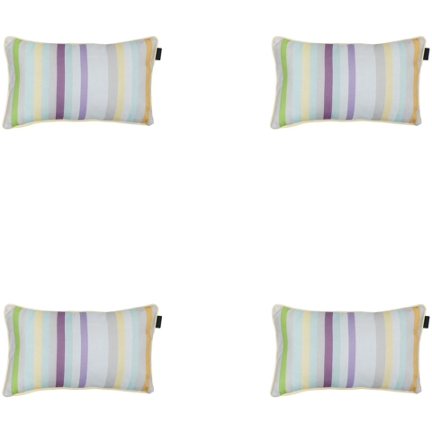 Madison sierkussen righe purple ca. set van 4