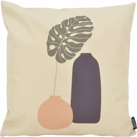 Gek op kussens! Sierkussen ceramic vases #3 | 45 x 45 cm | katoen/linnen