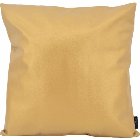 NOVÉE Metallic gold | 45 x 45 cm | kussenhoes | pvc / pu leder
