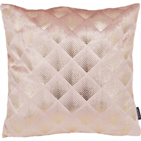 Gek op kussens! Sierkussen velvet glossy zoi roze | 45 x 45 cm | velvet/polyester