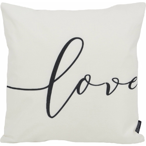 Gek op kussens! Sierkussen love #1 outdoor | 45 x 45 cm | katoen/polyester