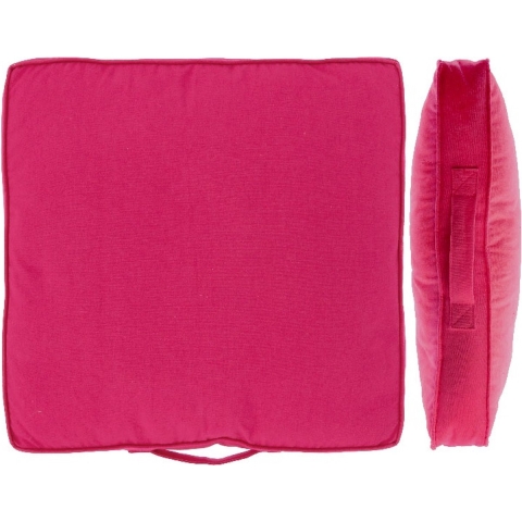 Unique Living kussen madia 45x45x5cm fuchsia
