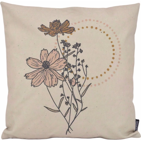 Gek op kussens! Sierkussen dried flowers outdoor | 45 x 45 cm | katoen/polyester