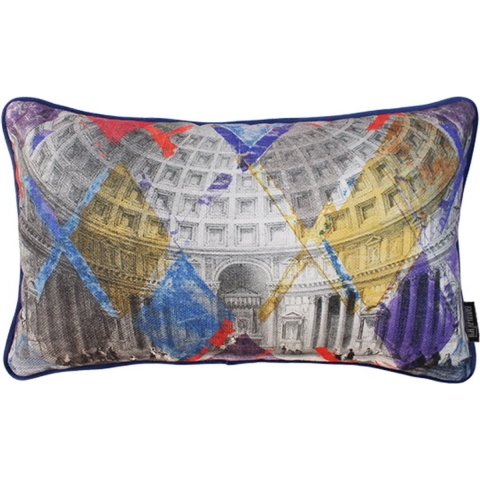 Gek op kussens! Sierkussen jacquard historical | 30 x 50 cm | jacquard/katoen