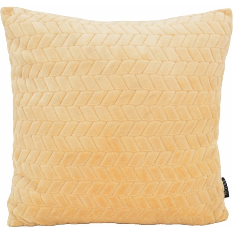 NOVÉE Sierkussen pluche boter | 45 x 45 cm | polyester