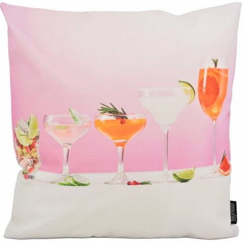 Gek op kussens! Sierkussen cocktails outdoor | 45 x 45 cm | katoen/polyester
