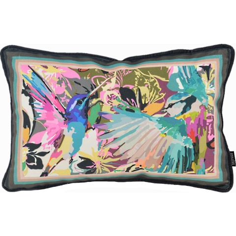 Gek op kussens! Velvet artistic colors | 30 x 50 cm | kussenhoes | polyester