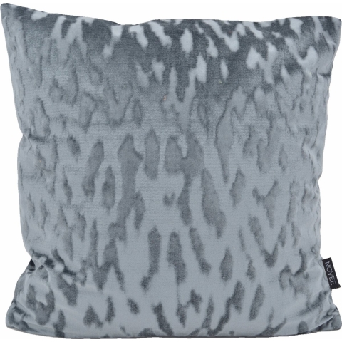 NOVÉE Sierkussen velvet stain zilver/ | 45 x 45 cm | velvet / polyester