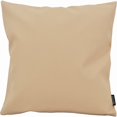 Gek op kussens! Arizona beige | 45 x 45 cm | kussenhoes | pu leder