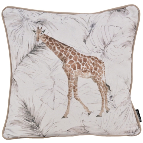 Gek op kussens! Velvet giraffe | 45 x 45 cm | kussenhoes | velvet/polyester