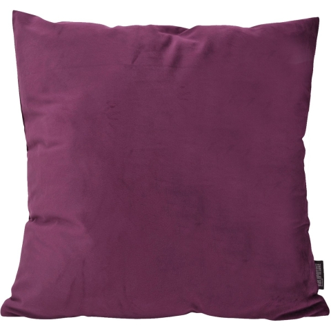 Gek op kussens! Sierkussen velvet aubergine | 45 x 45 cm | polyester